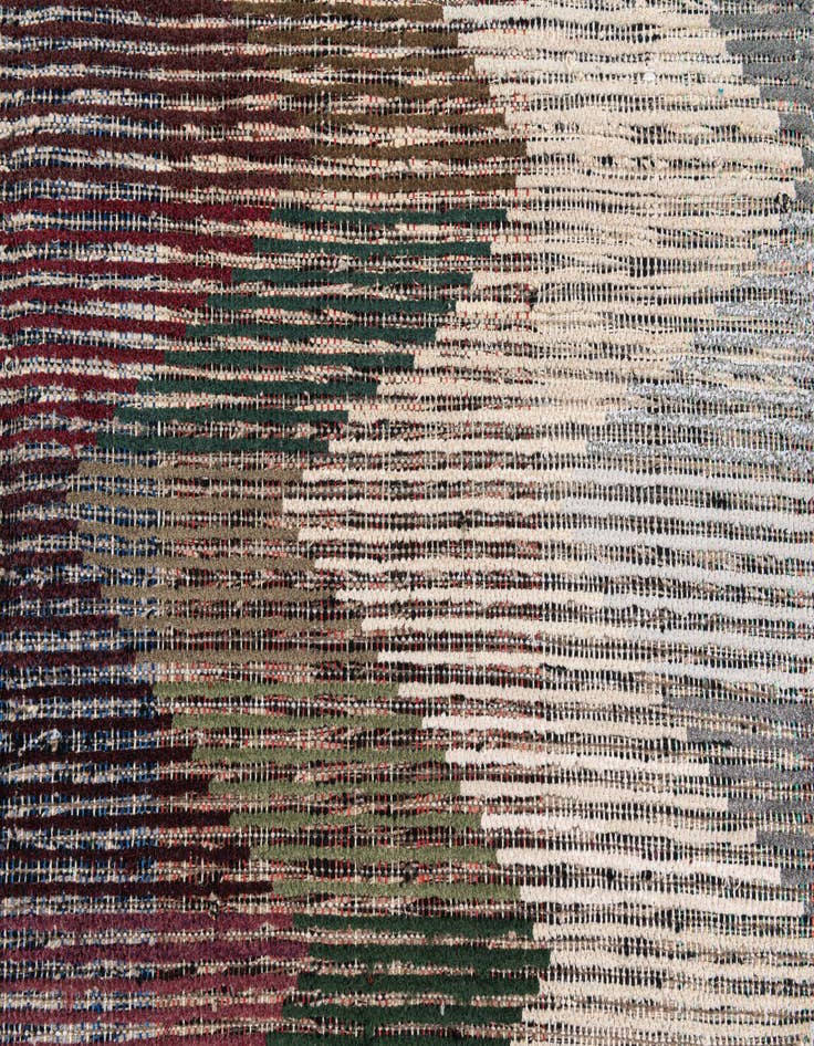 Detail image of  5' 8 x 8' 1  Hand Knotted Moroccan Wool Rug