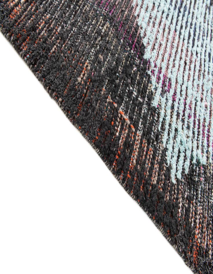 Detail image of  5' 8 x 8' 2  Hand Knotted Moroccan Wool Rug