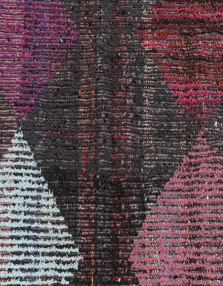 Detail image of  5' 8 x 8' 2  Hand Knotted Moroccan Wool Rug