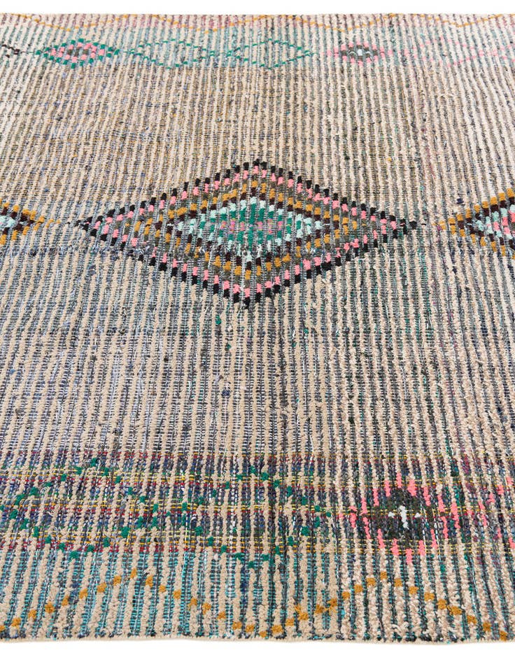 Detail image of  5' 5 x 8' 1  Hand Knotted Moroccan Wool Rug