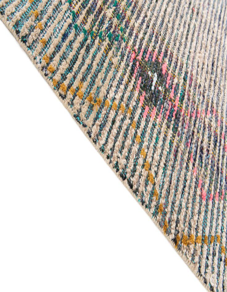 Detail image of  5' 5 x 8' 1  Hand Knotted Moroccan Wool Rug