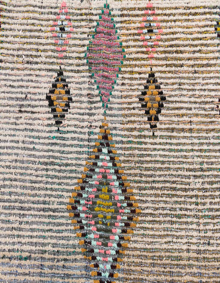 Detail image of  5' 5 x 8' 1  Hand Knotted Moroccan Wool Rug