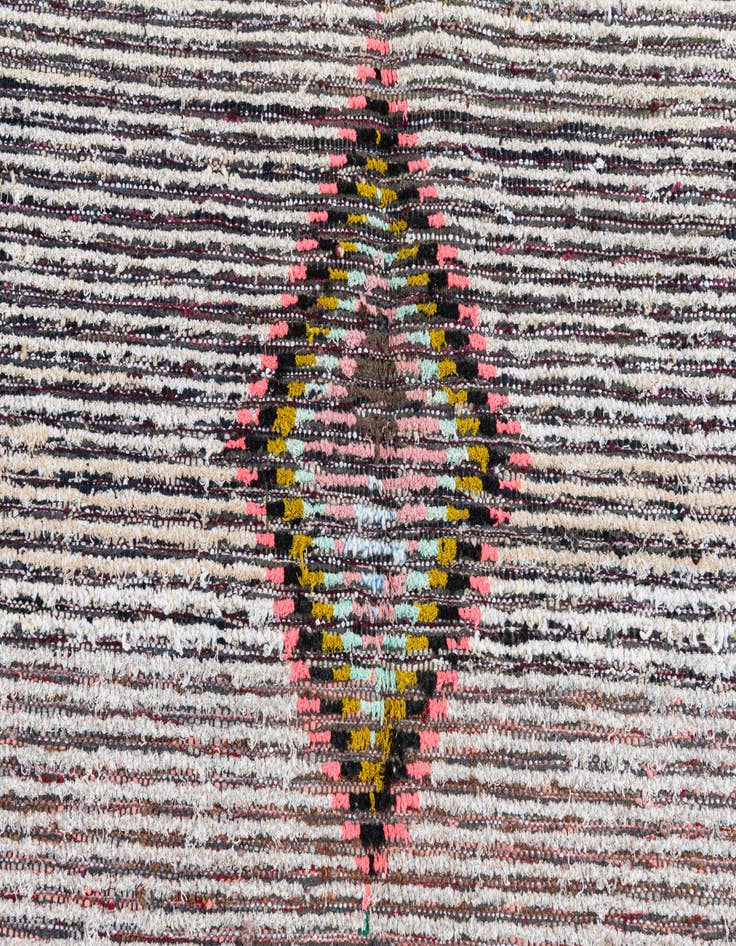 Detail image of  5' 4 x 7' 8  Hand Knotted Moroccan Wool Rug