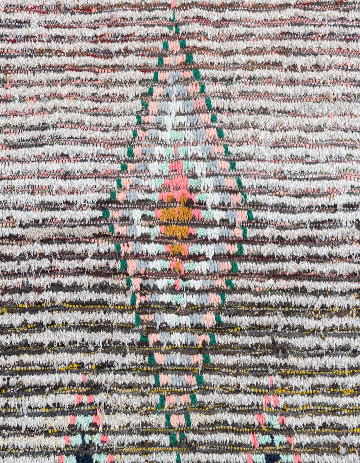 Detail image of  5' 4 x 7' 8  Hand Knotted Moroccan Wool Rug