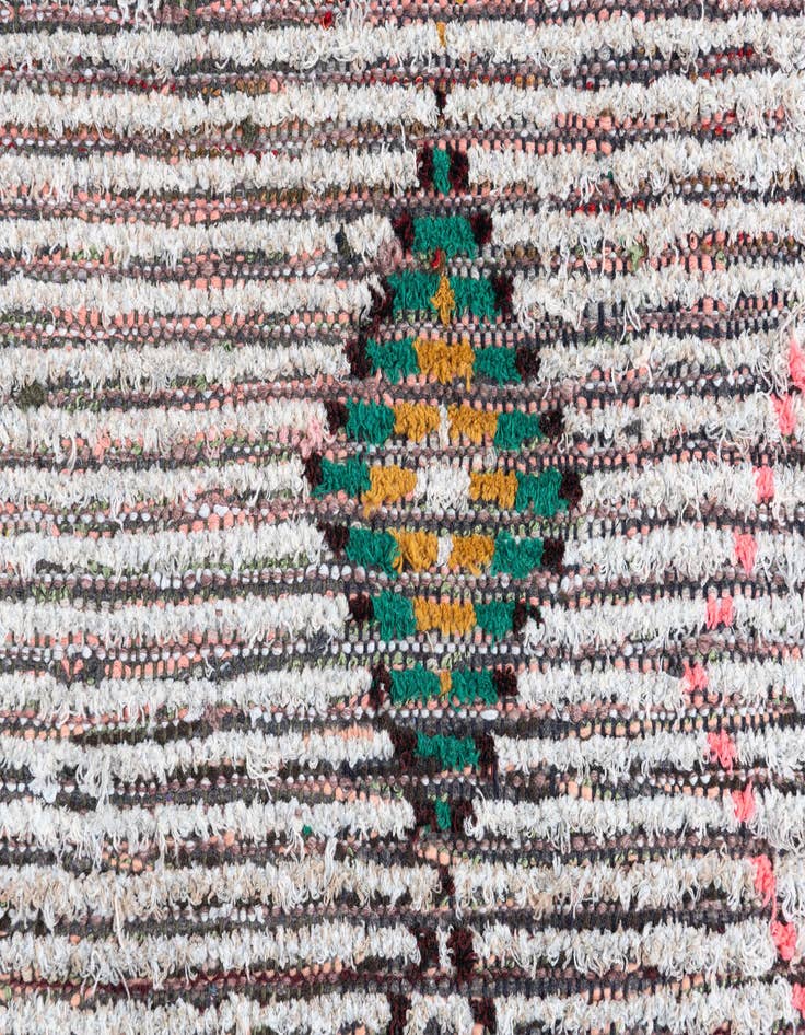 Detail image of  5' 4 x 7' 8  Hand Knotted Moroccan Wool Rug