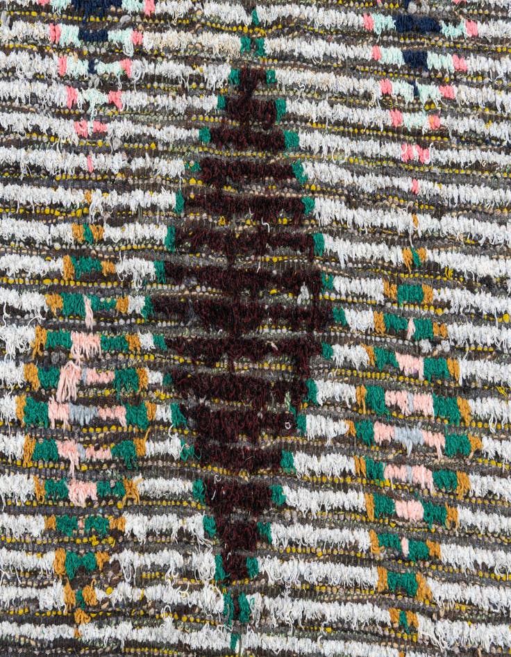 Detail image of  5' 4 x 7' 8  Hand Knotted Moroccan Wool Rug