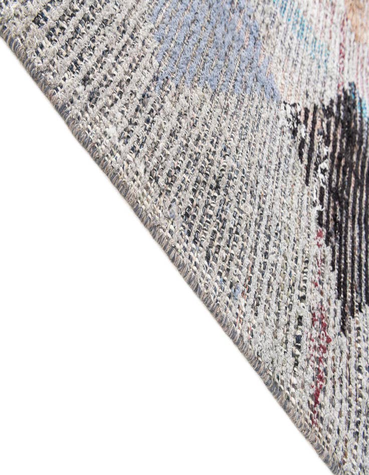 Detail image of  5' 2 x 7' 8  Hand Knotted Moroccan Wool Rug