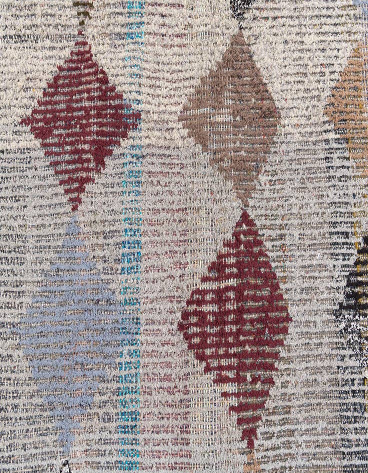 Detail image of  5' 2 x 7' 8  Hand Knotted Moroccan Wool Rug