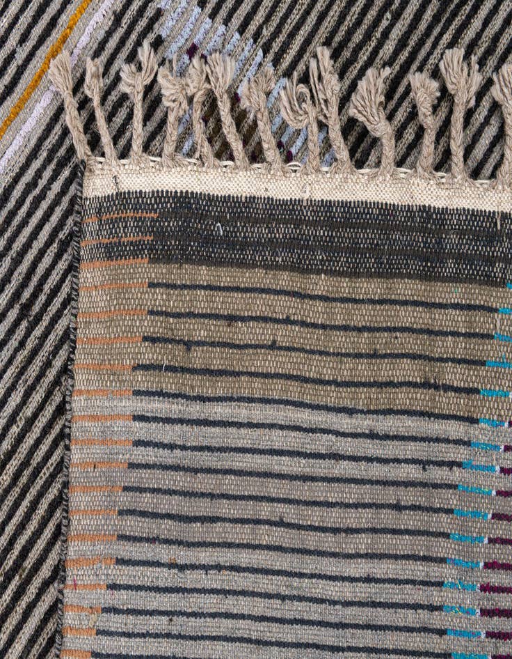 Detail image of  4' x 6' 2  Hand Knotted Moroccan Wool Rug