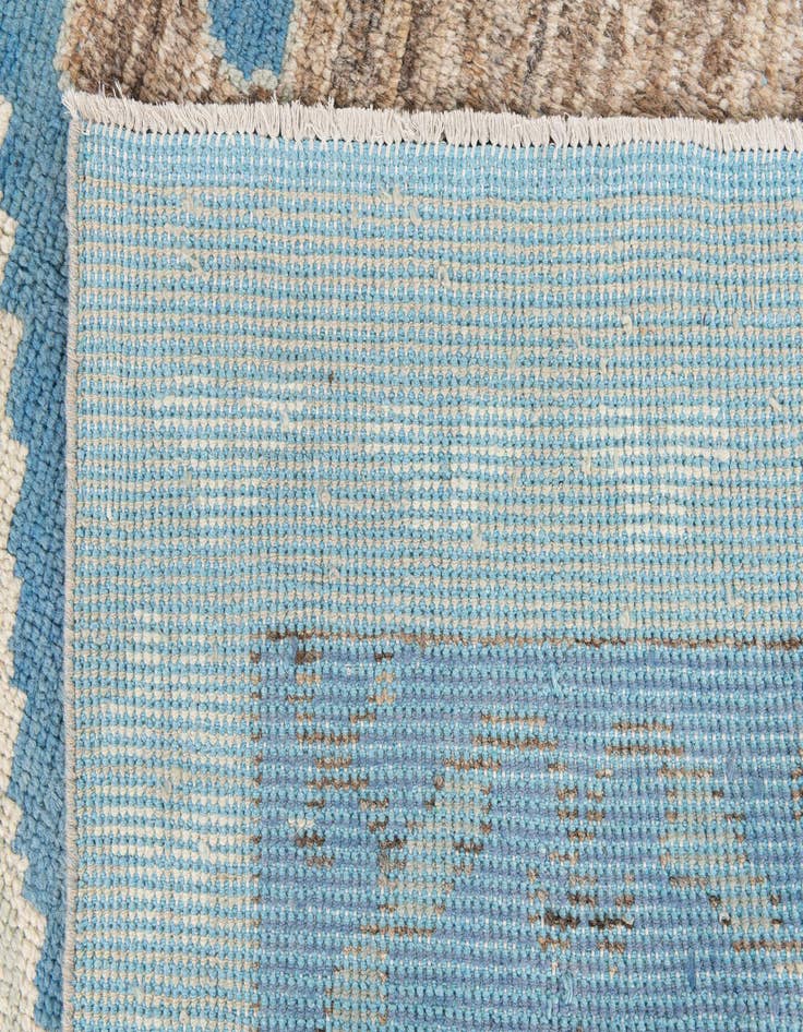 Detail image of  8' 5 x 12' 4  Hand Knotted Moroccan Wool Rug