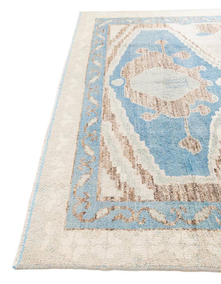 Detail image of  8' 5 x 12' 4  Hand Knotted Moroccan Wool Rug