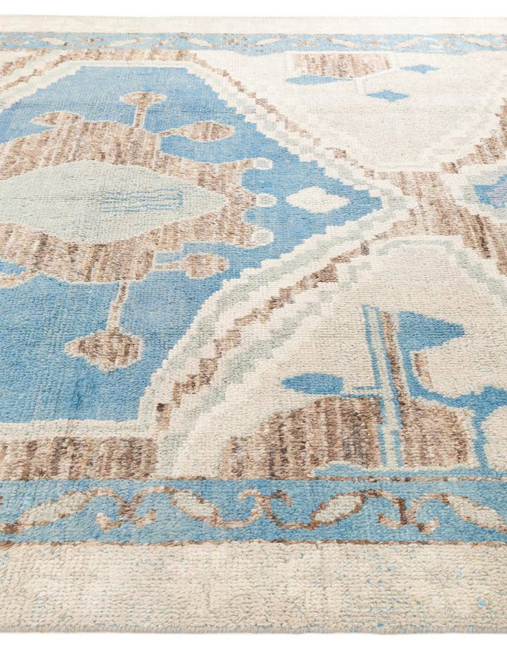 Detail image of  8' 5 x 12' 4  Hand Knotted Moroccan Wool Rug