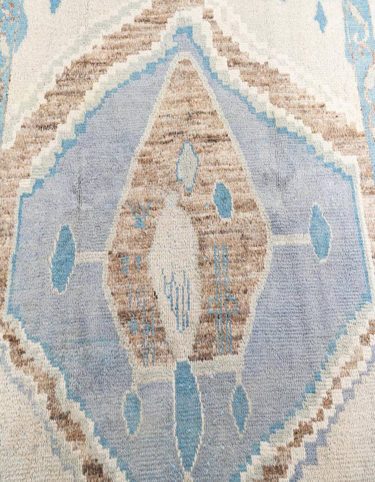 Detail image of  8' 5 x 12' 4  Hand Knotted Moroccan Wool Rug