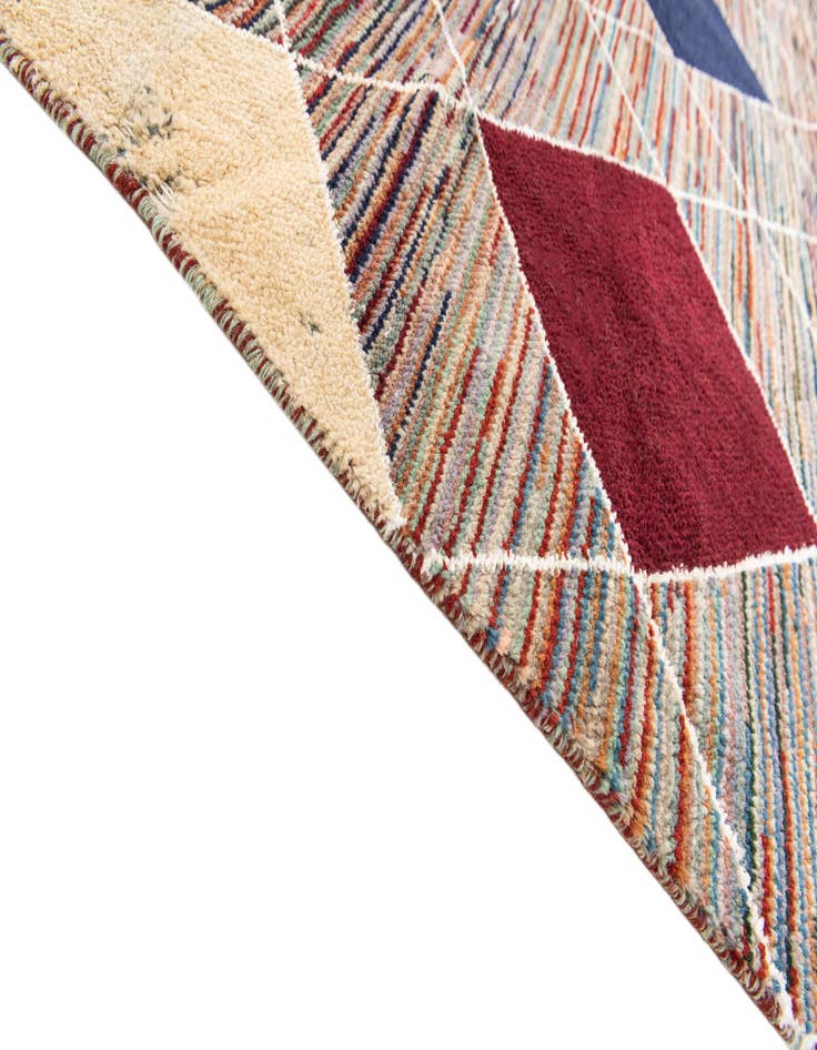 Detail image of  7' 10 x 9' 9  Hand Knotted Moroccan Rug