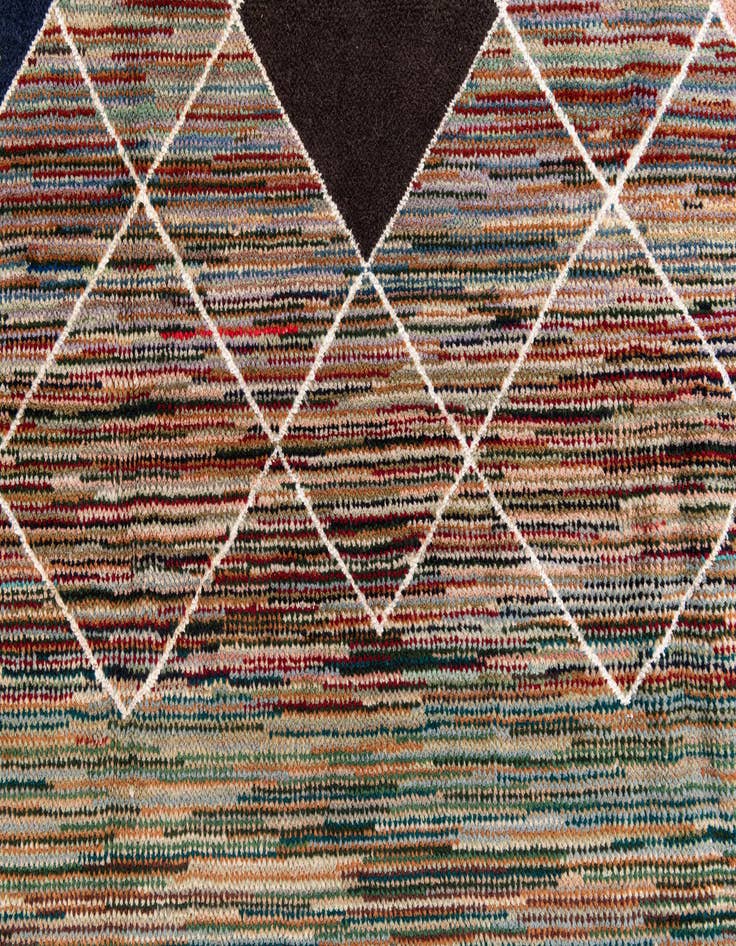 Detail image of  7' 10 x 9' 9  Hand Knotted Moroccan Rug