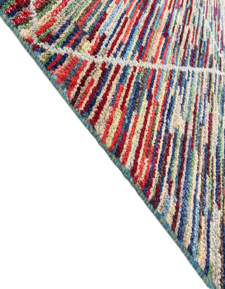 Detail image of  8' x 10' 4  Hand Knotted Moroccan Wool Rug