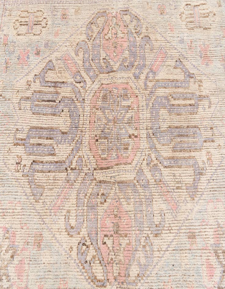Detail image of  9' 3 x 11' 10  Hand Knotted Moroccan Wool Rug