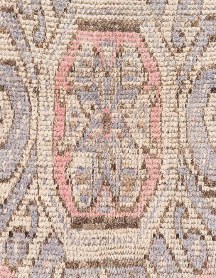 Detail image of  9' 3 x 11' 10  Hand Knotted Moroccan Wool Rug
