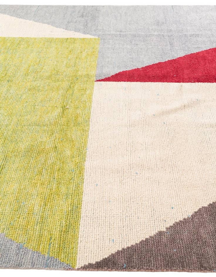 Detail image of  8' 9 x 12' 4  Hand Knotted Moroccan Wool Rug