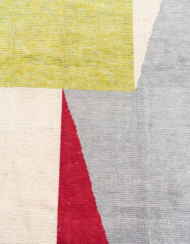 Detail image of  8' 9 x 12' 4  Hand Knotted Moroccan Wool Rug