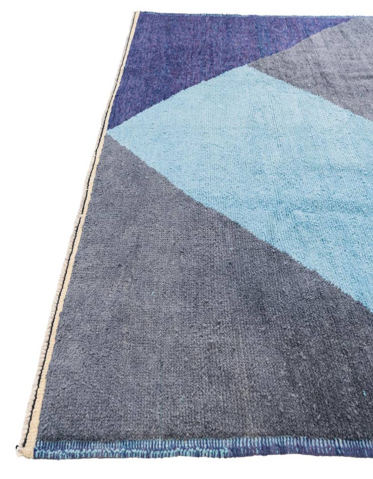 Detail image of  7' 5 x 10' 1  Hand Knotted Moroccan Wool Rug