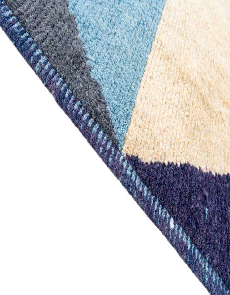 Detail image of  7' 5 x 10' 1  Hand Knotted Moroccan Wool Rug