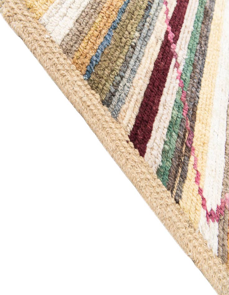 Detail image of  8' 6 x 10' 3  Hand Knotted Moroccan Rug