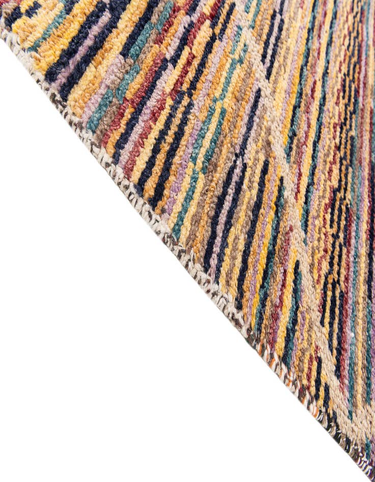 Detail image of  8' 3 x 10' 2  Hand Knotted Moroccan Wool Rug