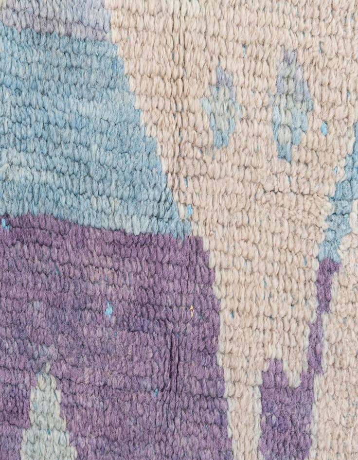Detail image of  7' 7 x 10' 3  Hand Knotted Moroccan Wool Rug