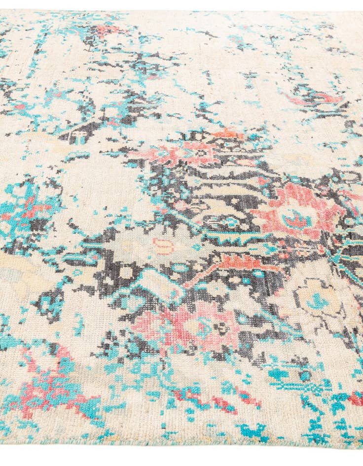 Detail image of  8' 7 x 11' 7  Hand Knotted Moroccan Wool Rug