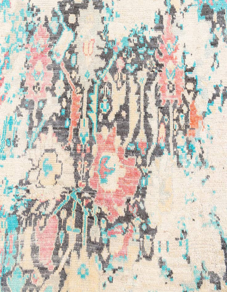 Detail image of  8' 7 x 11' 7  Hand Knotted Moroccan Wool Rug