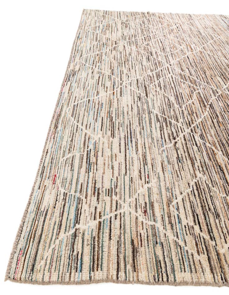 Detail image of  8' x 9' 9  Hand Knotted Moroccan Rug