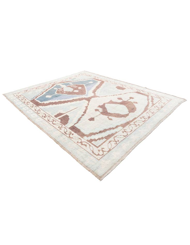 Detail image of  8' 3 x 10'  Hand Knotted Moroccan Wool Rug