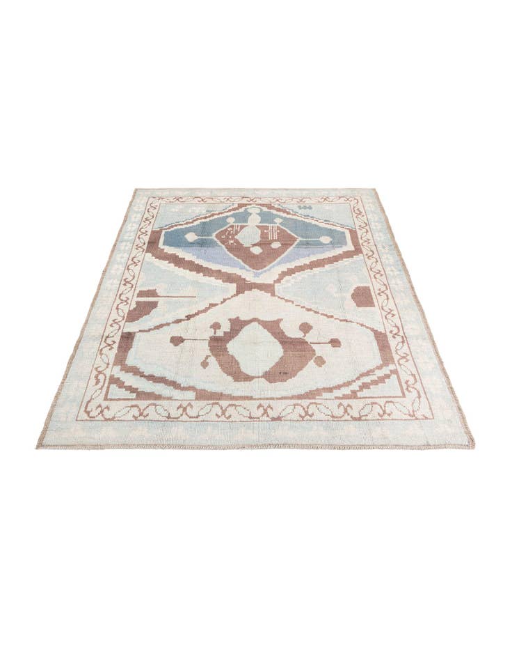 Detail image of  8' 3 x 10'  Hand Knotted Moroccan Wool Rug