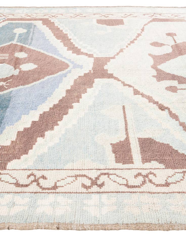 Detail image of  8' 3 x 10'  Hand Knotted Moroccan Wool Rug