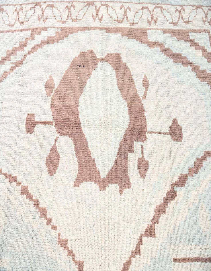 Detail image of  8' 3 x 10'  Hand Knotted Moroccan Wool Rug