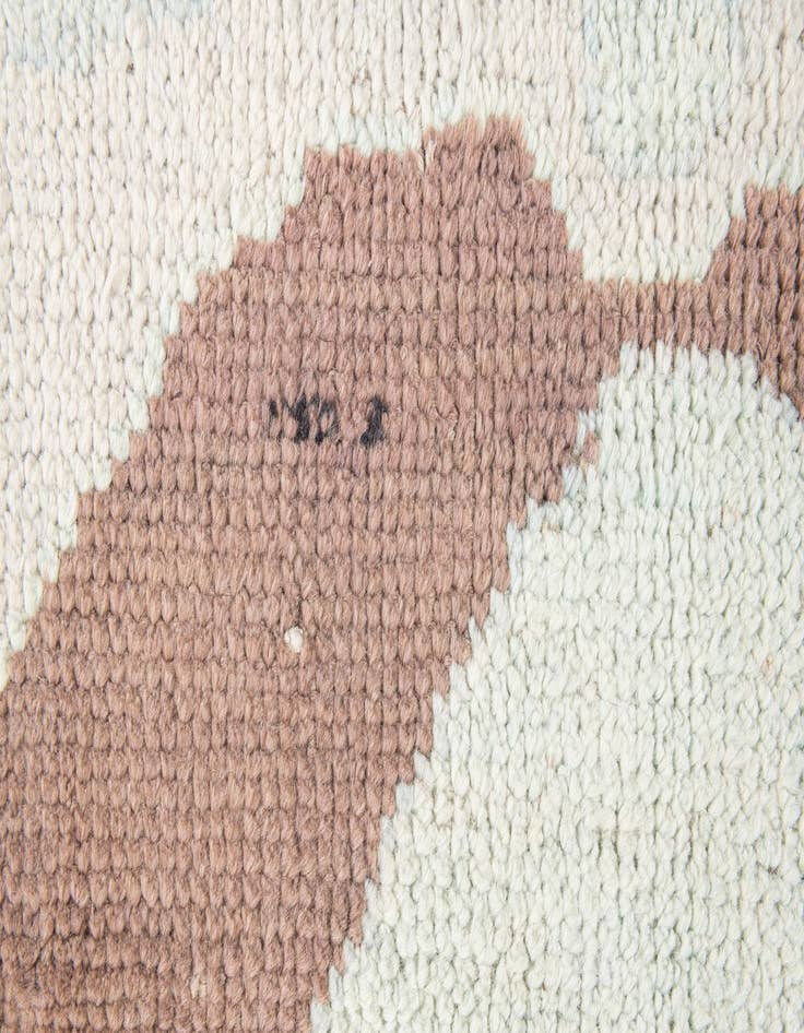 Detail image of  8' 3 x 10'  Hand Knotted Moroccan Wool Rug