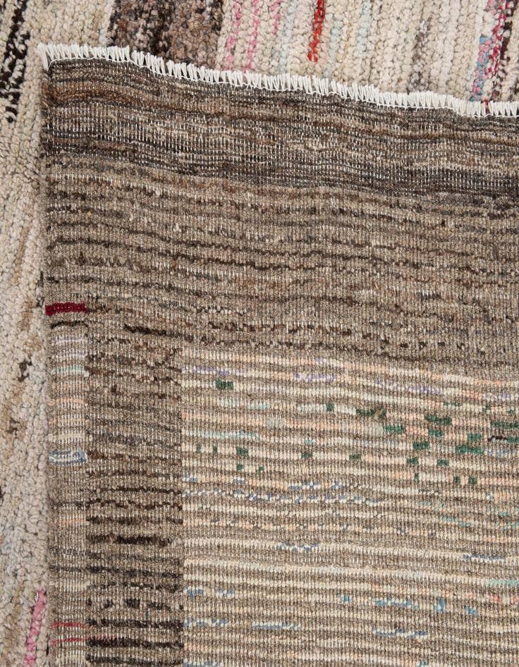 Detail image of  12' 3 x 15' 1  Hand Knotted Moroccan Wool Rug