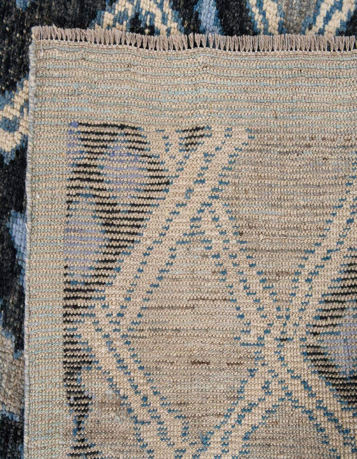 Detail image of  8' 2 x 10' 2  Hand Knotted Moroccan Wool Rug