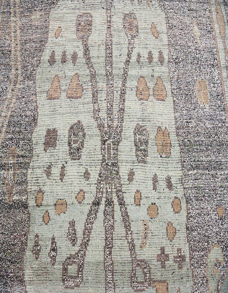 Detail image of  8' 10 x 12' 1  Hand Knotted Moroccan Wool Rug