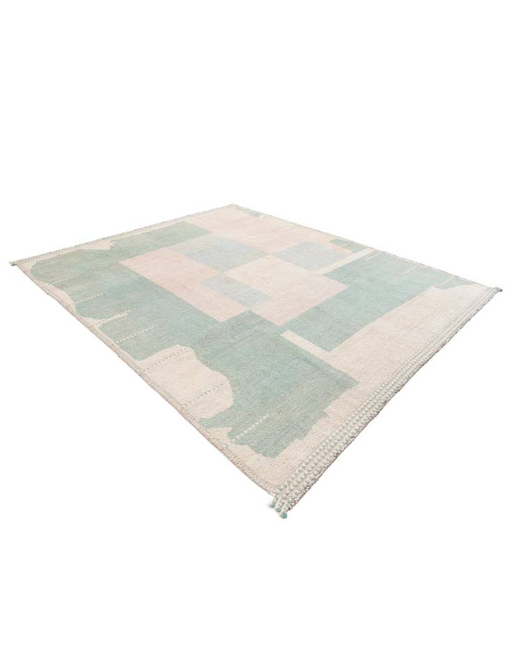 Detail image of  8' 2 x 9' 10  Hand Knotted Moroccan Wool Rug