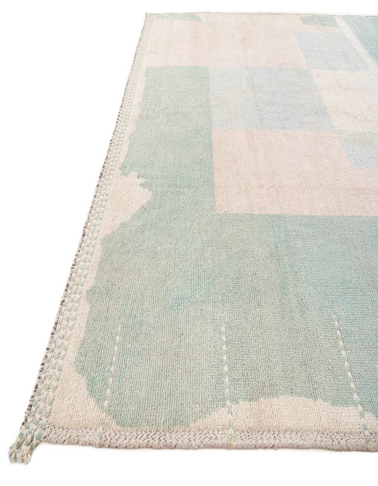 Detail image of  8' 2 x 9' 10  Hand Knotted Moroccan Wool Rug