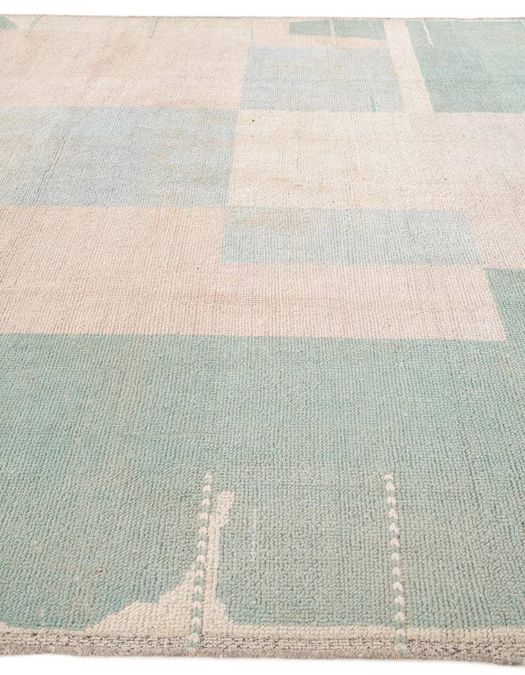 Detail image of  8' 2 x 9' 10  Hand Knotted Moroccan Wool Rug