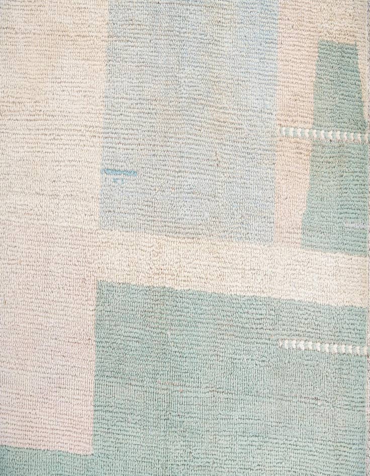 Detail image of  8' 2 x 9' 10  Hand Knotted Moroccan Wool Rug