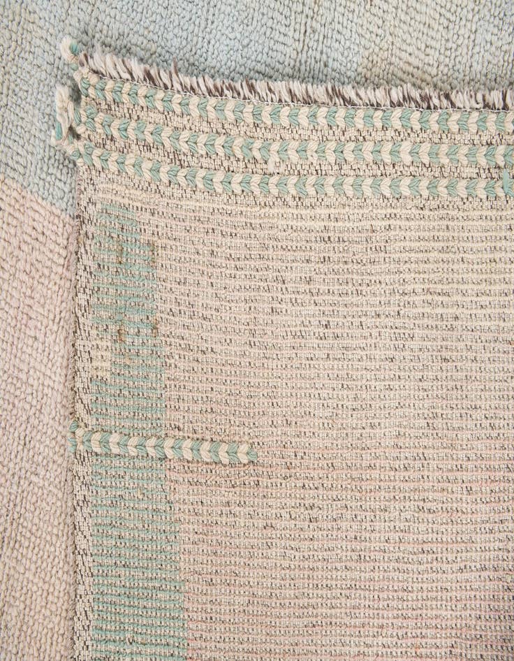 Detail image of  8' 2 x 9' 10  Hand Knotted Moroccan Wool Rug