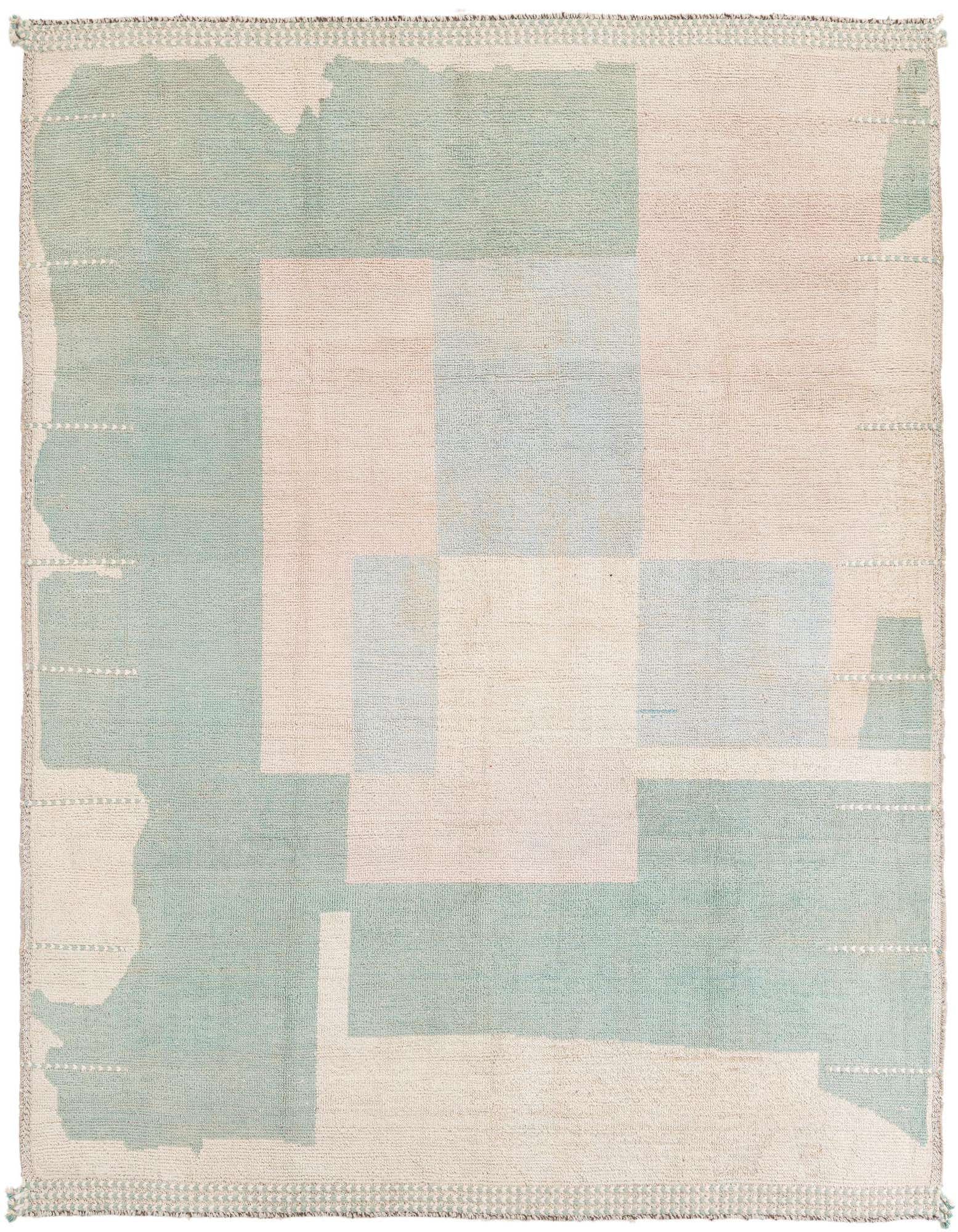 Primary image  8' 2 x 9' 10  Hand Knotted Moroccan Wool Rug