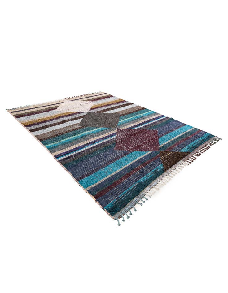 Detail image of  8' 2 x 10' 4  Hand Knotted Moroccan Wool Rug