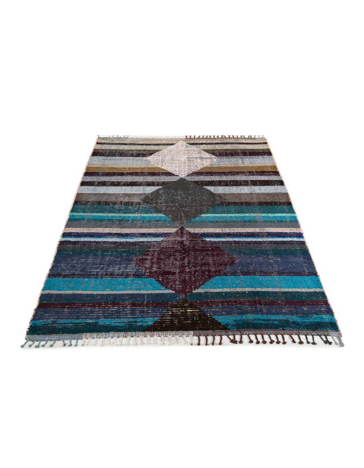 Detail image of  8' 2 x 10' 4  Hand Knotted Moroccan Wool Rug