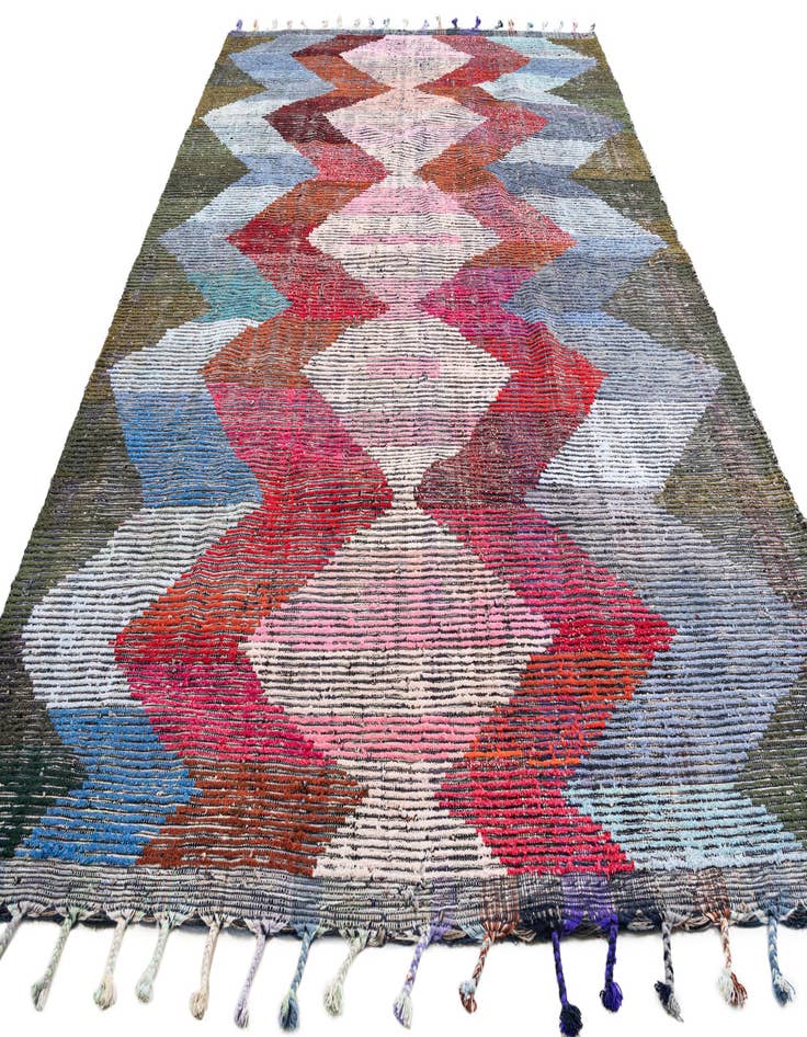 Detail image of  9' 3 x 12' 2  Hand Knotted Moroccan Wool Rug