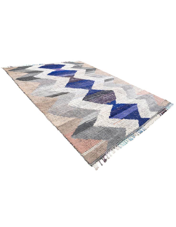 Detail image of  9' 4 x 12' 1  Hand Knotted Moroccan Wool Rug